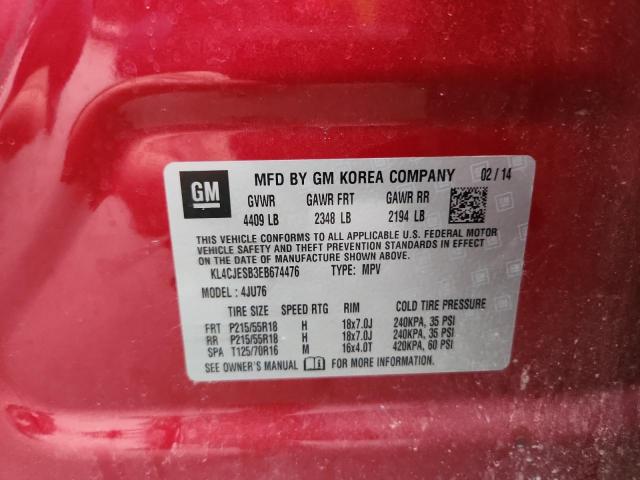 2014 BUICK ENCORE #3293883610