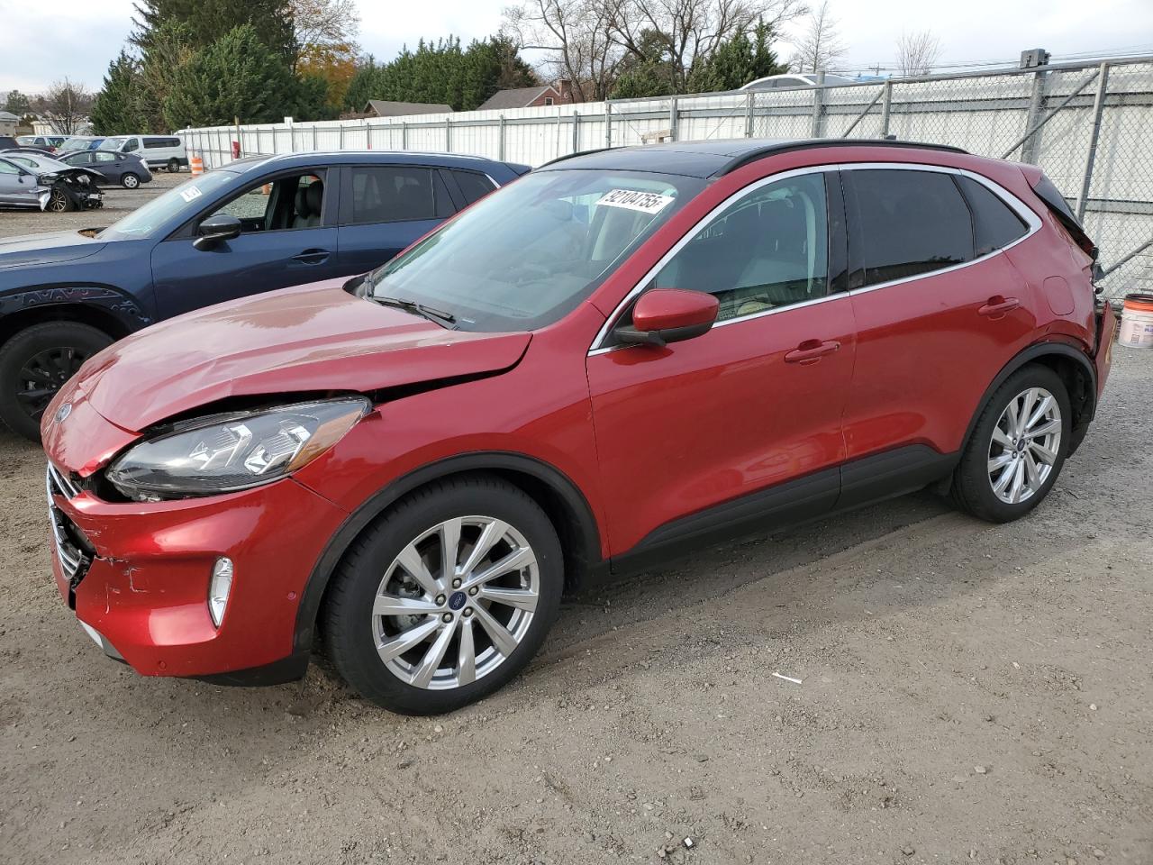 Lot #3287662025 2021 FORD ESCAPE TIT