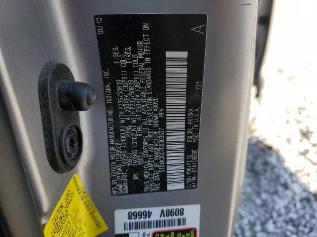 2013 TOYOTA SIENNA SPO #3303960688