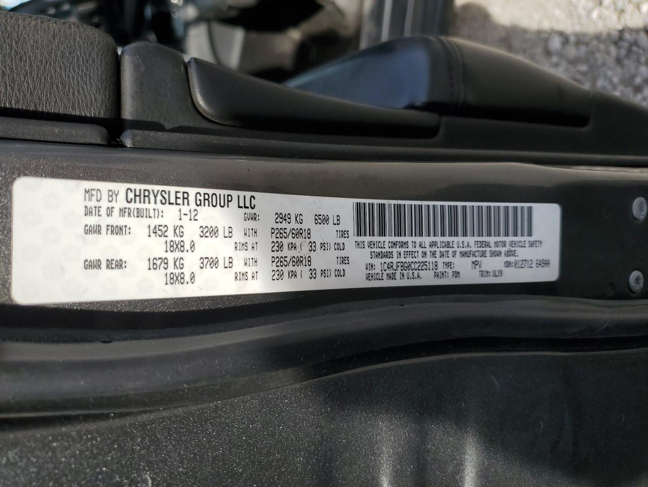 JEEP GRAND CHEROKEE LIMITED