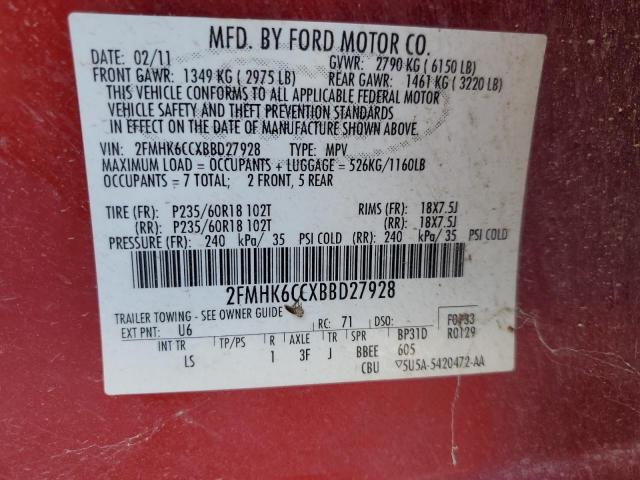 2011 FORD FLEX SEL #3292449706