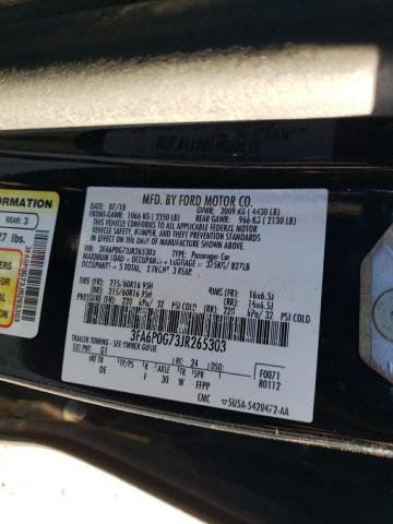 2018 FORD FUSION S #3302885940