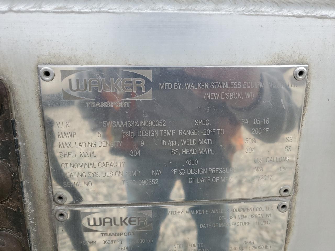 Lot #3298133169 2018 WALKER UNKNOWN