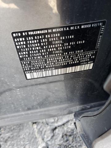 2018 VOLKSWAGEN TIGUAN S #3283924852