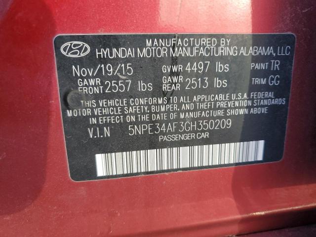 2016 HYUNDAI SONATA SPO #3285711714