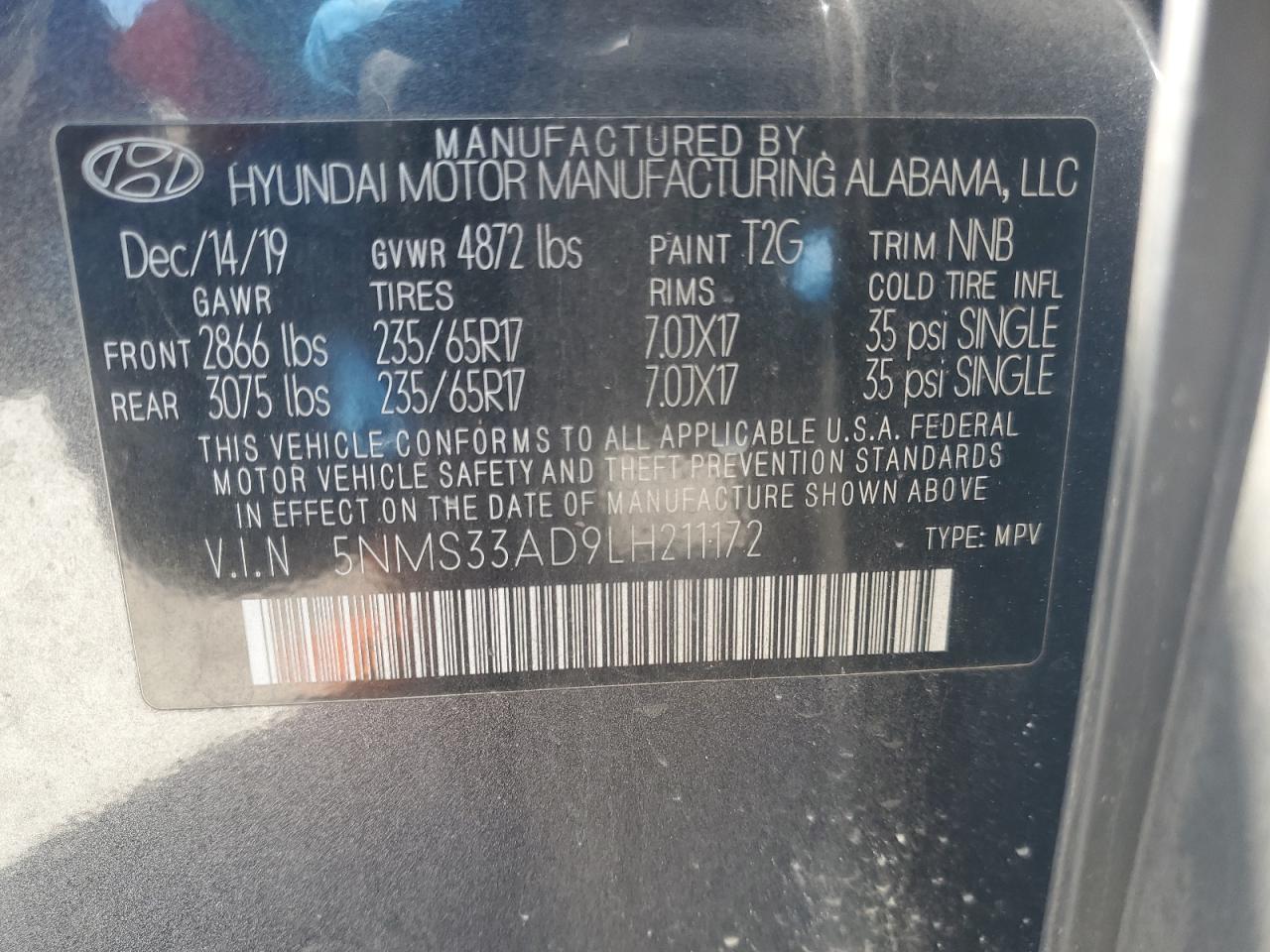 HYUNDAI SANTA FE SEL