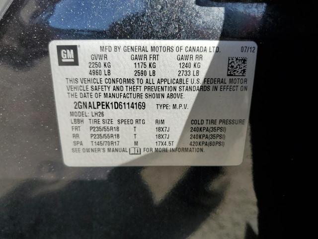 2013 CHEVROLET EQUINOX LT #3303975695