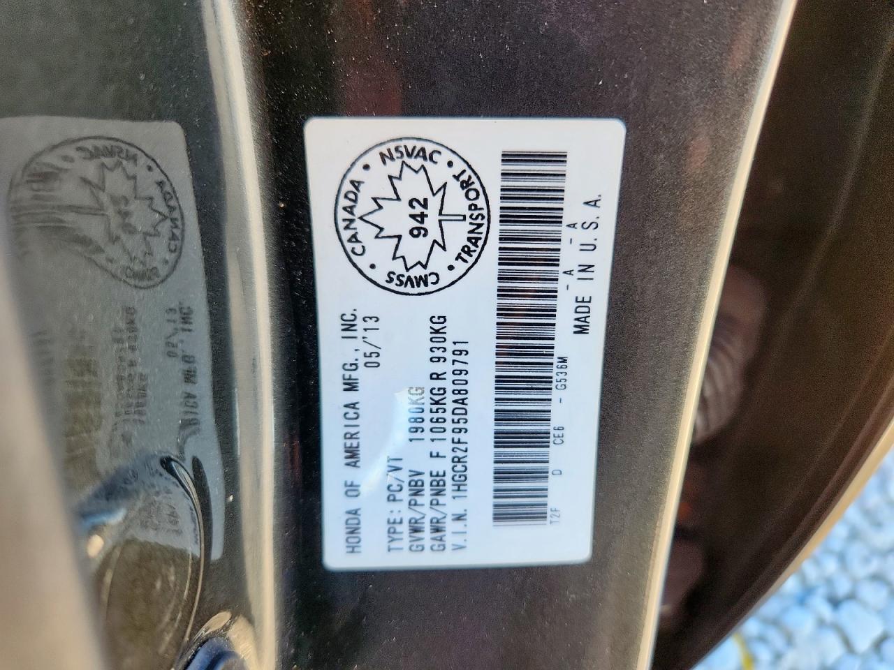 HONDA ACCORD TOURING