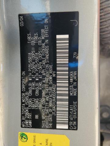 2004 LEXUS RX 330 #3280740576