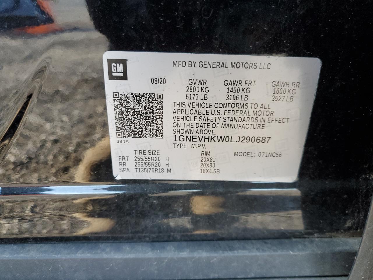 CHEVROLET TRAVERSE LT