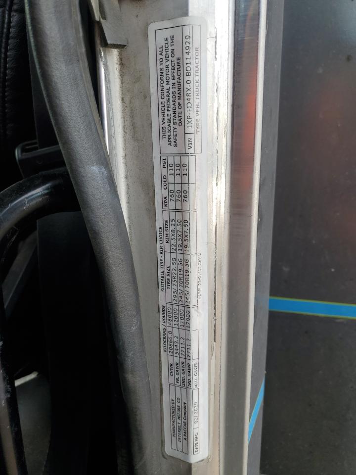 Lot #3296605034 2011 PETERBILT 386