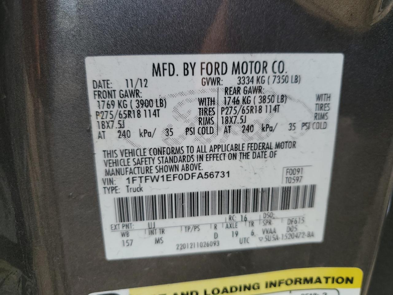 FORD F-150 SUPERCREW