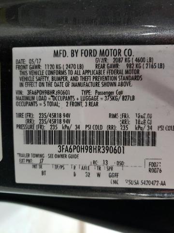 2017 FORD FUSION SE #3285823896
