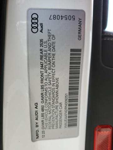 2024 AUDI A4 PREMIUM #3296856665