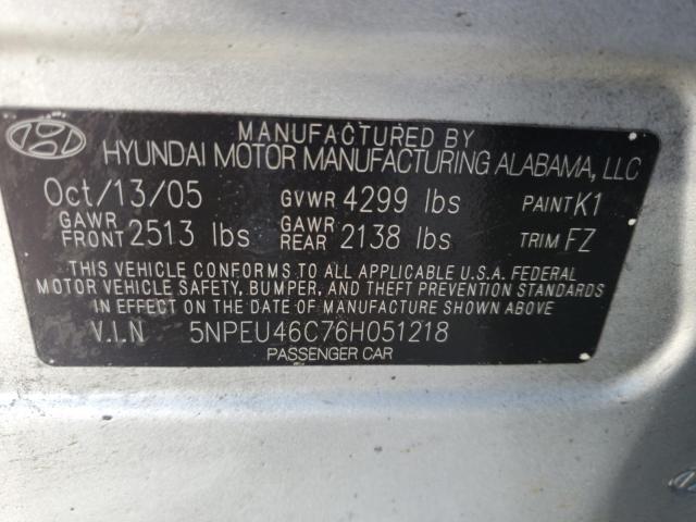 2006 HYUNDAI SONATA GLS #3296939854