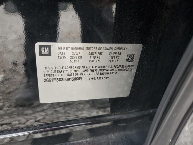 2016 CADILLAC XTS LUXURY 2G61M5S30G9150609