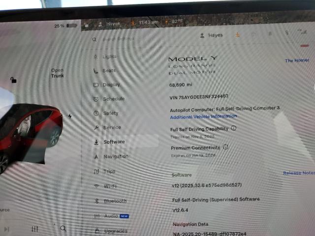 2022 TESLA MODEL Y #3298153264