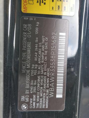 2008 BMW 328 I SULE #3304560448