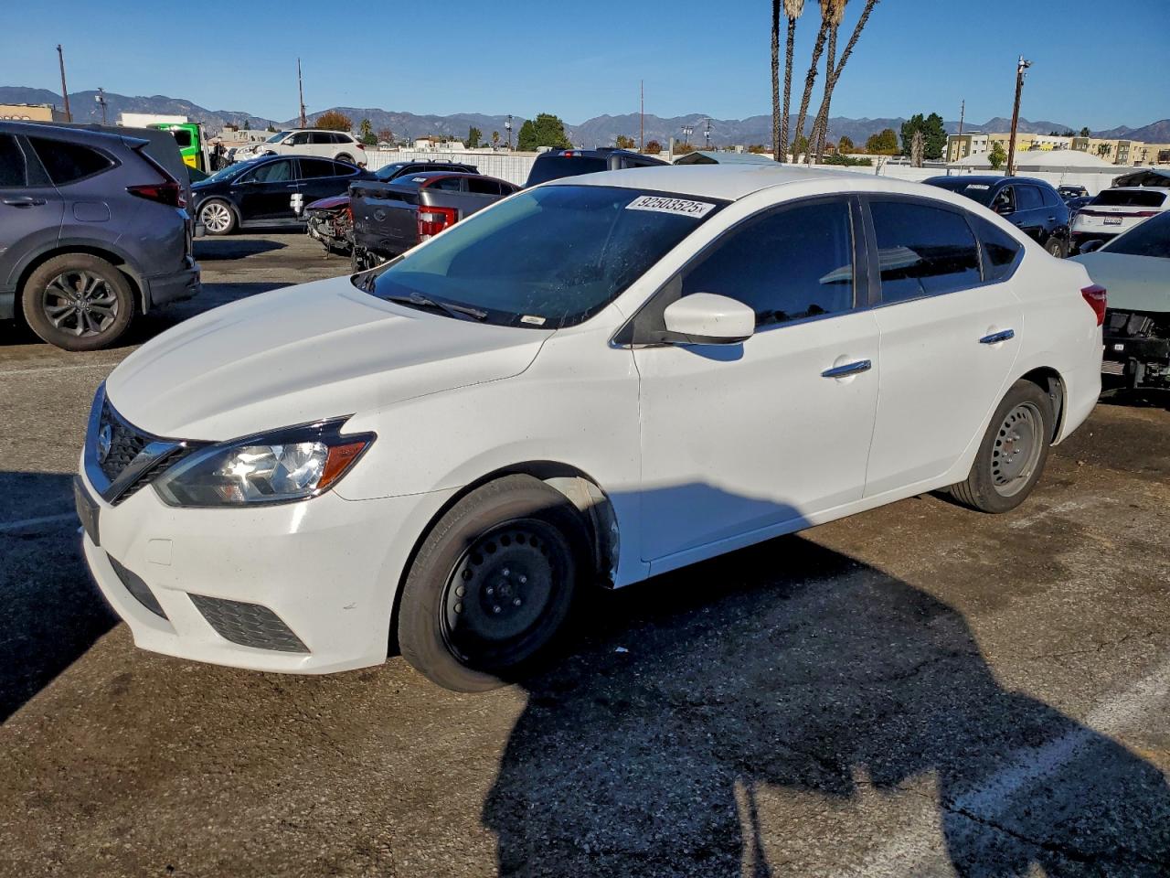 Lot #3302806902 2019 NISSAN SENTRA S