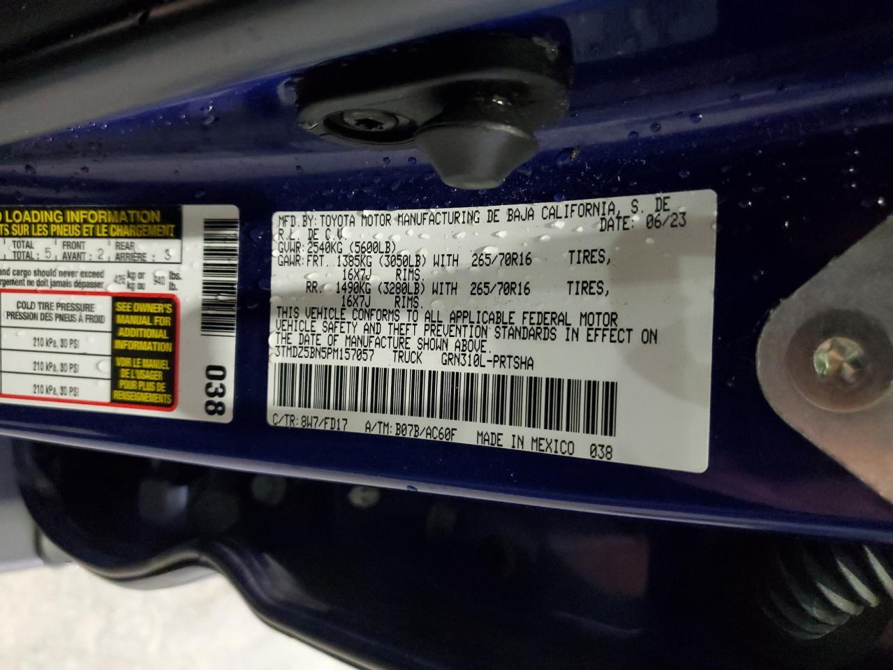 TOYOTA TACOMA DOUBLE CAB