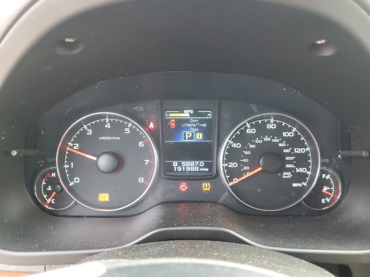 SUBARU OUTBACK 2.5I LIMITED