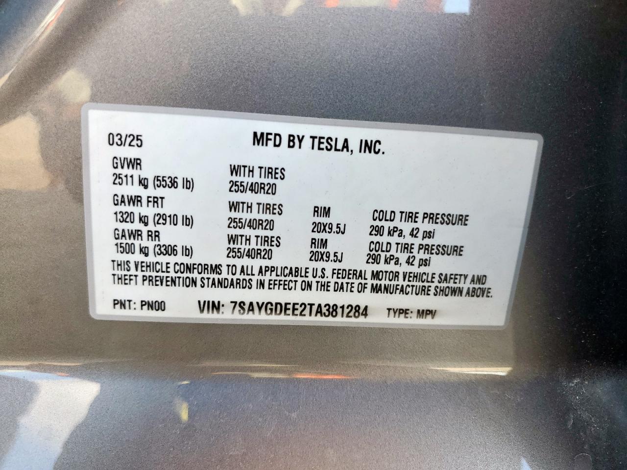 TESLA MODEL Y