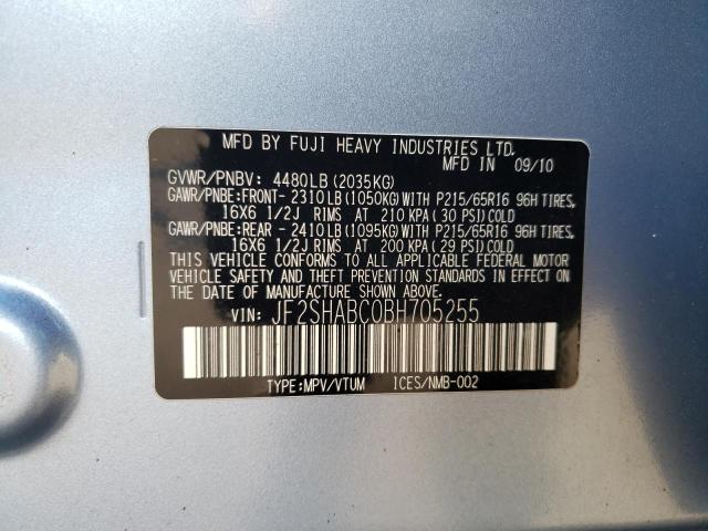 2011 SUBARU FORESTER 2 #3294094957