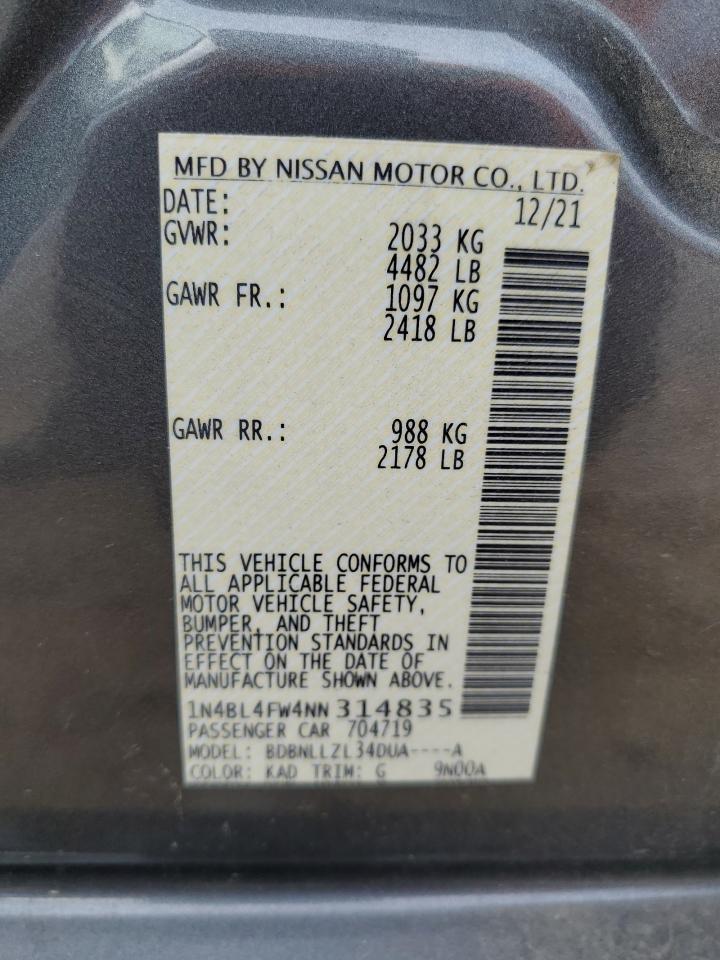 NISSAN ALTIMA PLATINUM