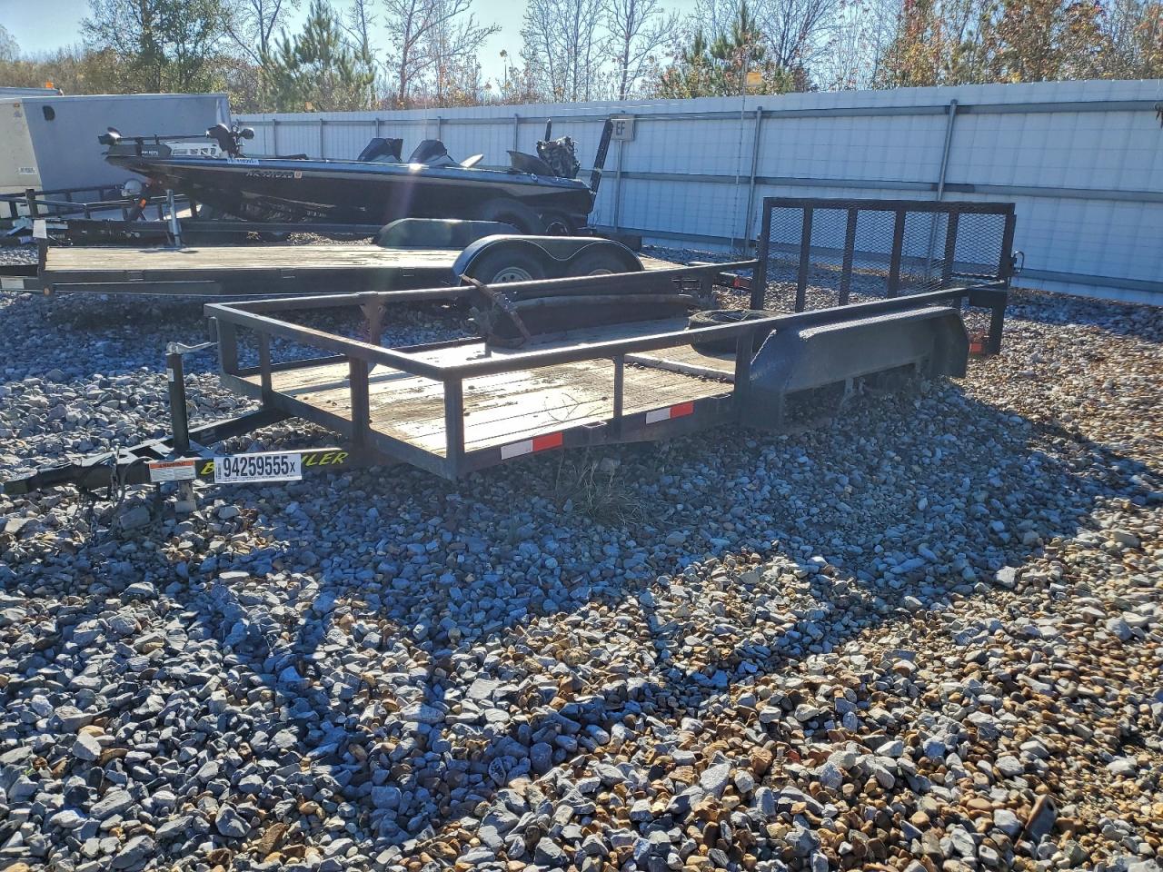 Lot #3305781271 2021 M.B. BOWEN COMPANY L UTILITY TRAILER 6.5X