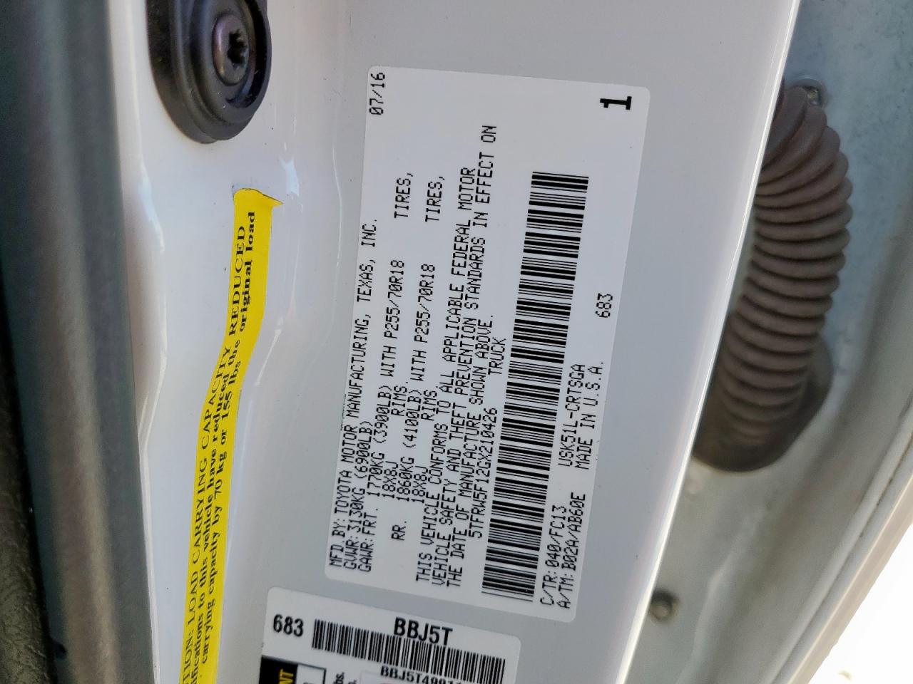 TOYOTA TUNDRA DOUBLE CAB SR