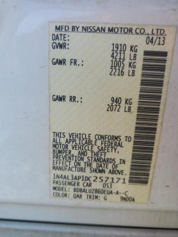 2013 NISSAN ALTIMA 2.5 #3281631401