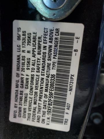 2015 HONDA CIVIC LX #3292396267