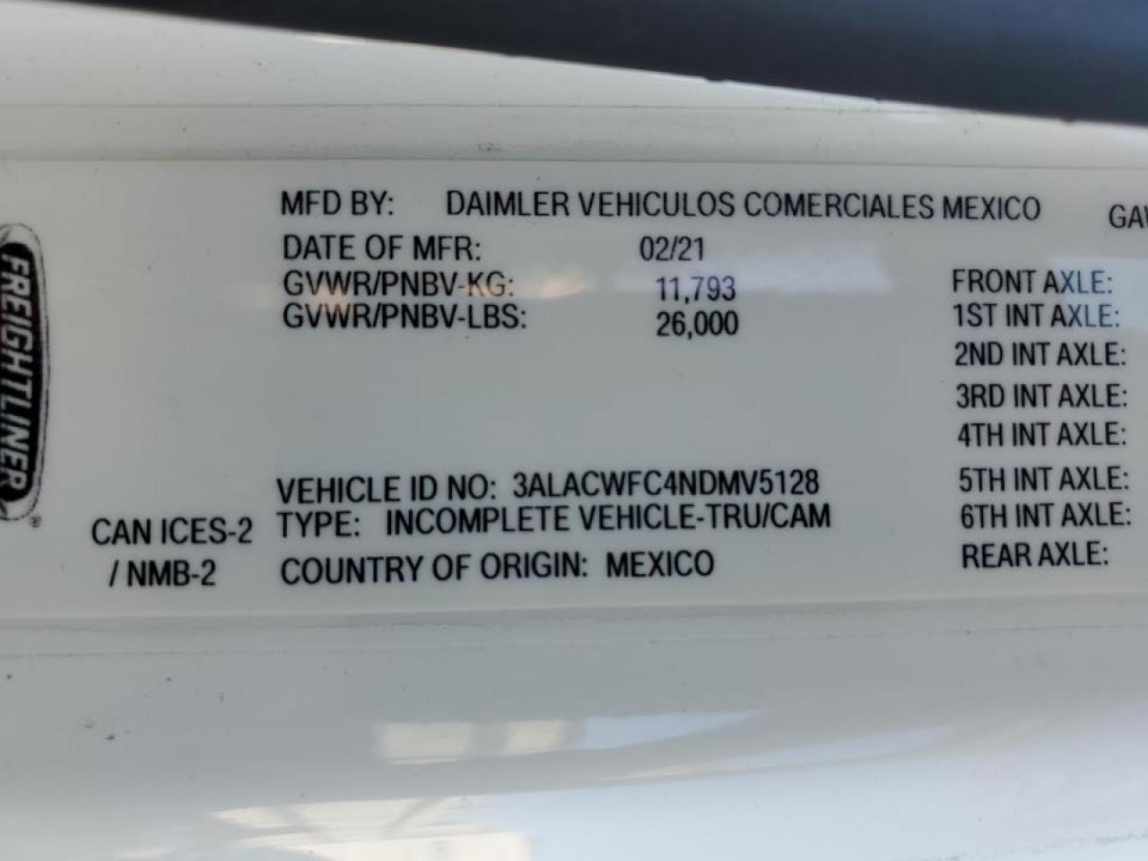 Lot #3297951778 2022 FREIGHTLINER M2 106 MED