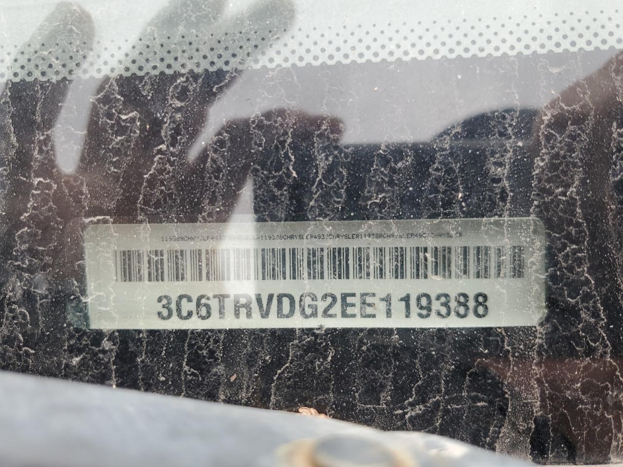 Lot #3310453307 2014 RAM PROMASTER