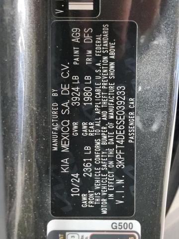 2025 KIA K4 LX #3303662948