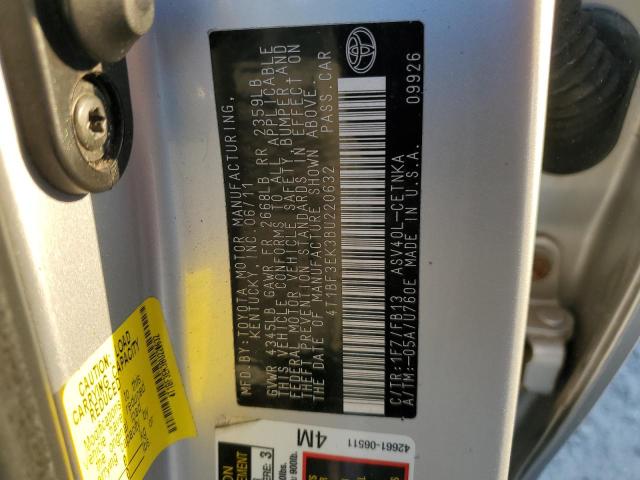 2011 TOYOTA CAMRY BASE #3304365590