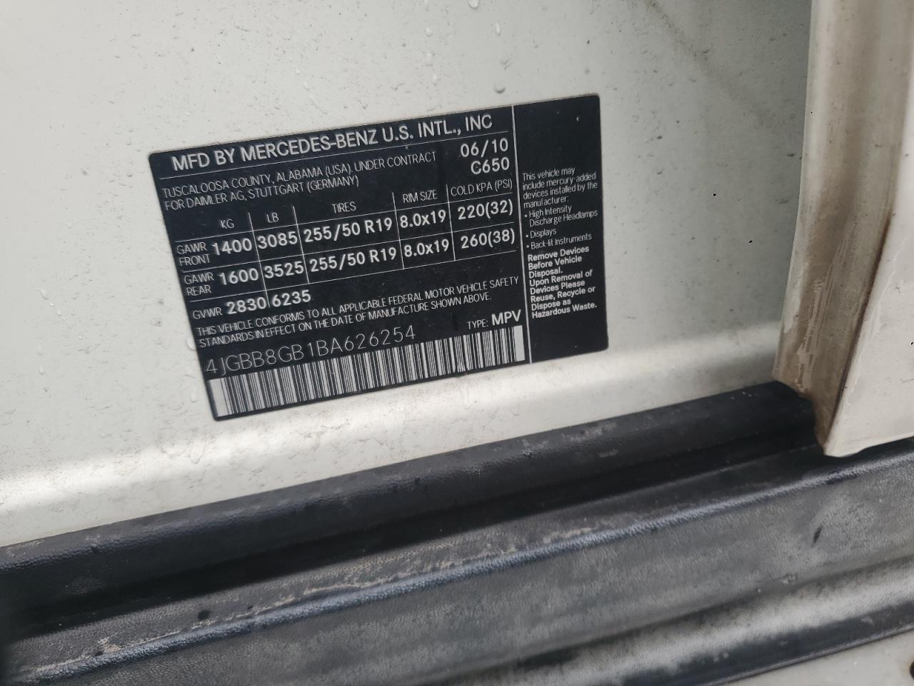 MERCEDES-BENZ M-CLASS 350 4MATIC