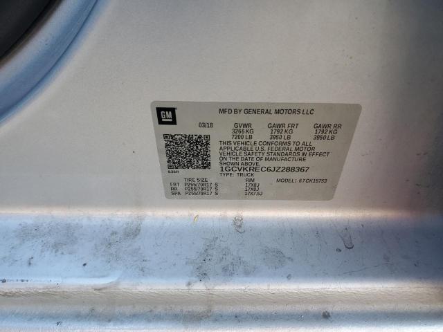 2018 CHEVROLET SILVERADO - 1GCVKREC6JZ288367