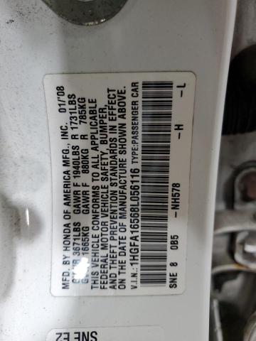 2008 HONDA CIVIC LX #3293295426