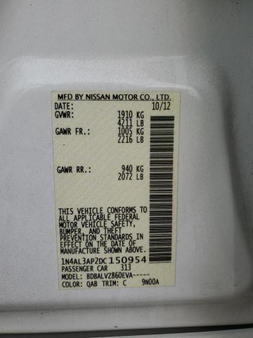 2013 NISSAN ALTIMA 2.5 #3302929644