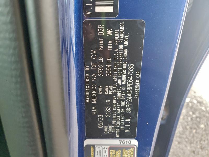 2023 KIA FORTE LX #3304499566