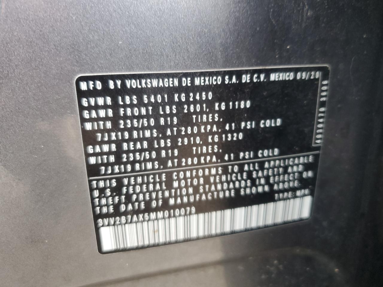 VOLKSWAGEN TIGUAN SE