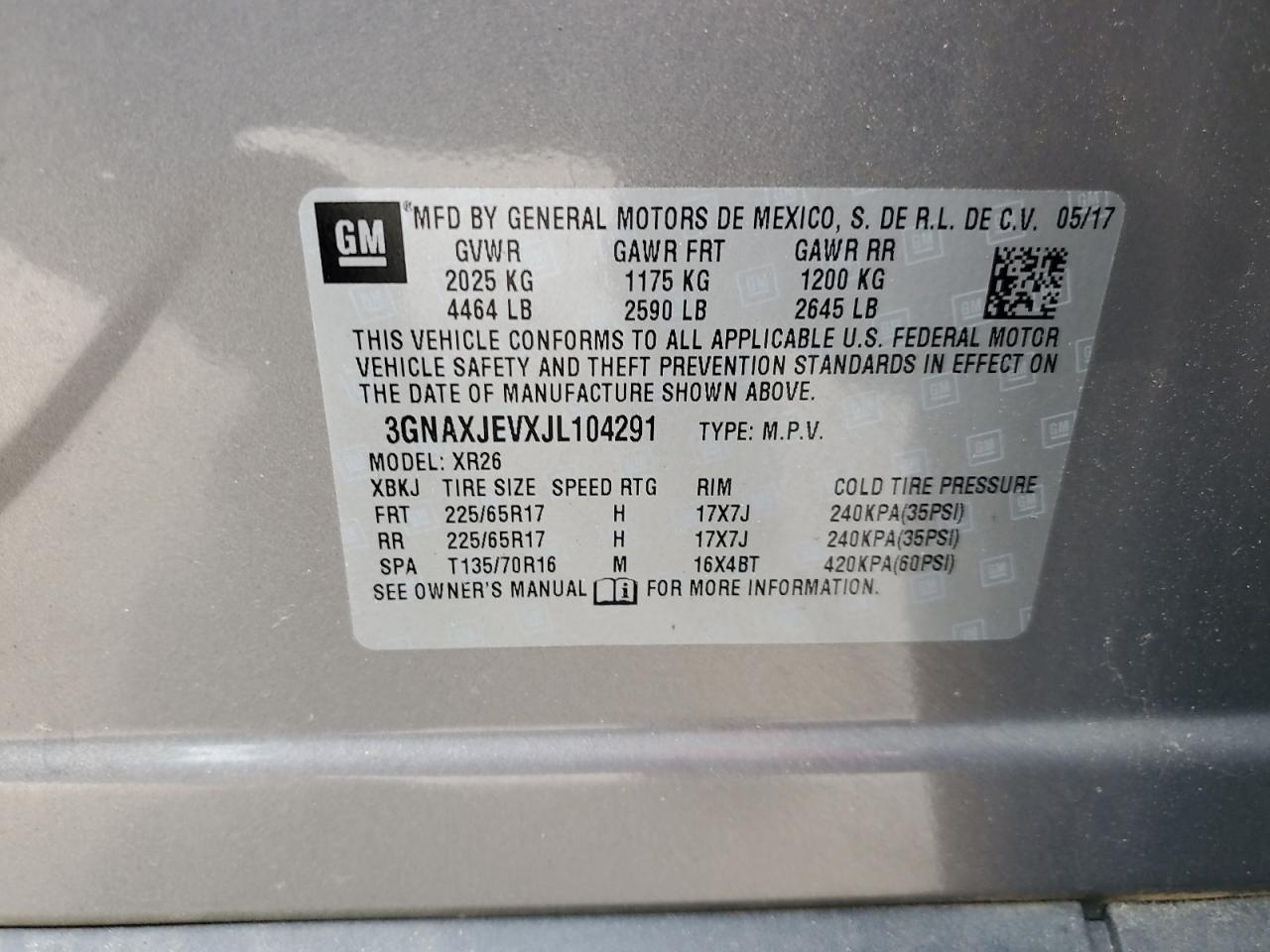 CHEVROLET EQUINOX LT