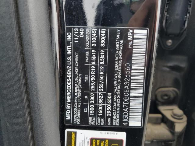 2014 MERCEDES-BENZ ML 550 4MA #3312308769