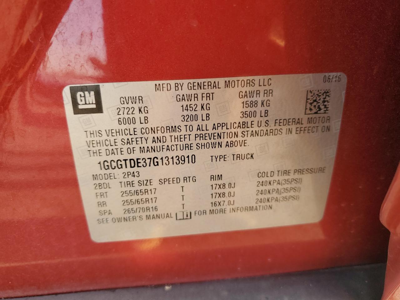 CHEVROLET COLORADO Z71