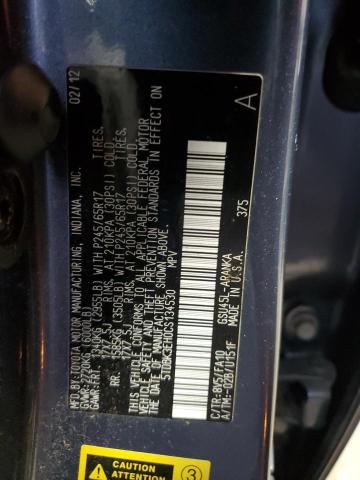 2012 TOYOTA HIGHLANDER - 5TDBK3EH0CS134530