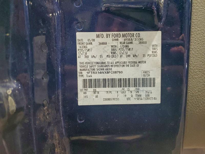 2008 FORD F-150 #3309577600