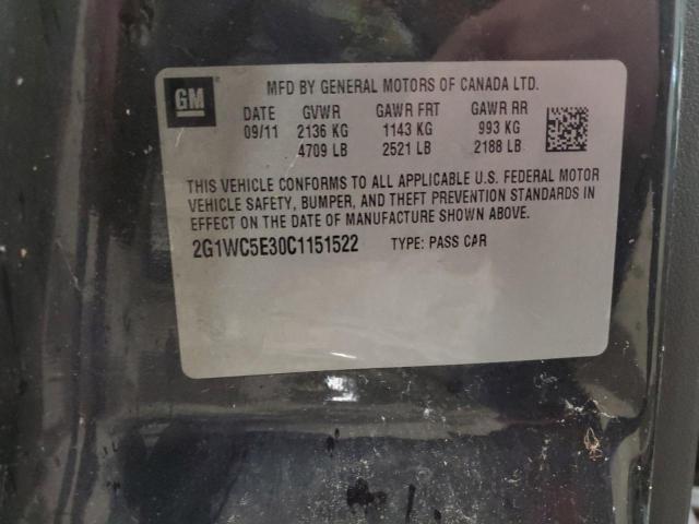 2012 CHEVROLET IMPALA LTZ - 2G1WC5E30C1151522