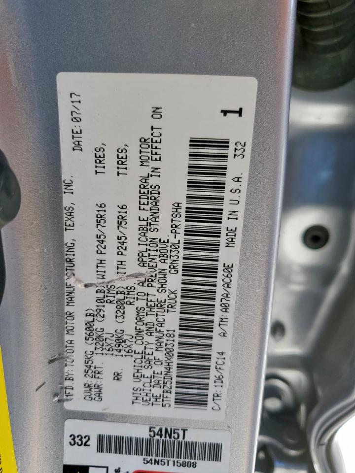 TOYOTA TACOMA DOUBLE CAB