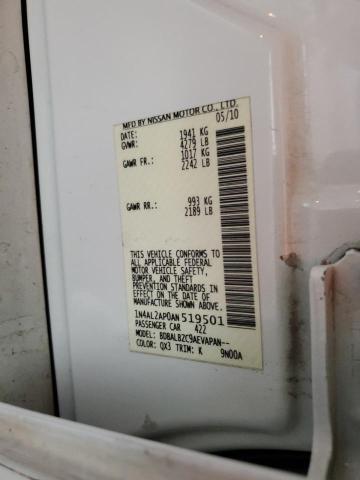 2010 NISSAN ALTIMA BAS #3305319316